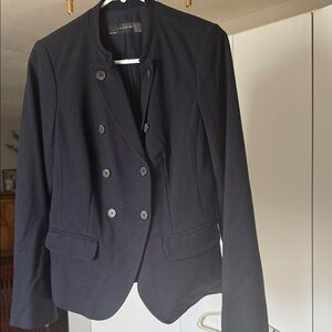 The Limited Women's Black Double-Breasted Jacket